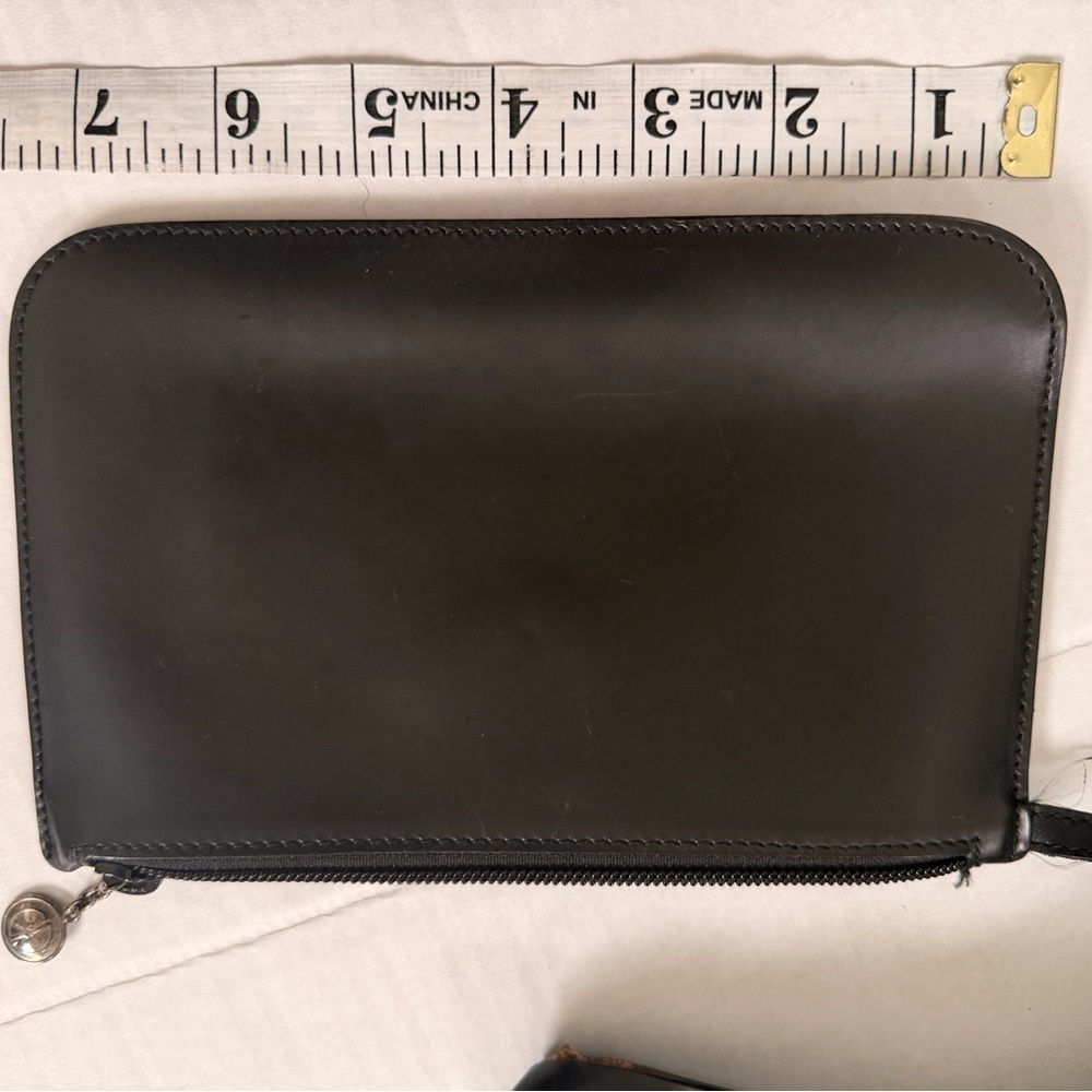 Vintage Gucci Black Leather G logo Buckle Hobo Bag with Attached Mini Bag - Picture 12 of 16